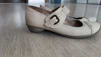 Дамски обувки от естествена кожа, тип скарпини, номер 37