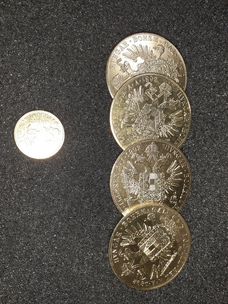 Monede aurite Ducat mare imitatie