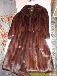 Палто от естествен косъм-нутрия- кожено палто