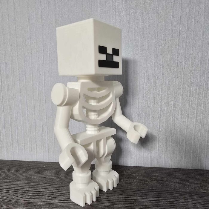 Minecraft Skeleton – Figurină 3D unicat, 21 cm