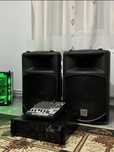 Boxe Bluetech 350W cu Amplificator si Mixer