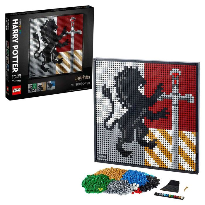 LEGO 31201 ART Harry Potter Hogwarts Crests