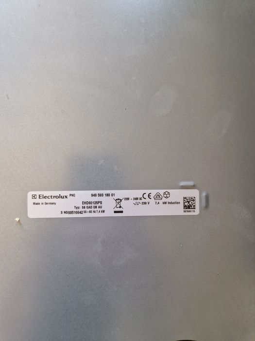 Plita pe inductie  Electrolux bej