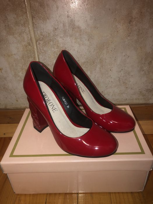 Червени официални обувки 36 номер
