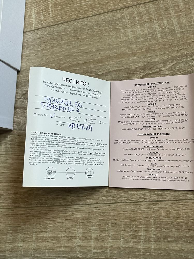 Пръстен Pandora