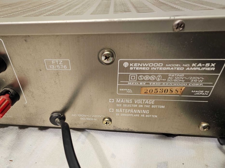 Statie Kenwood KA-5X Japan 2x55W 4ohm