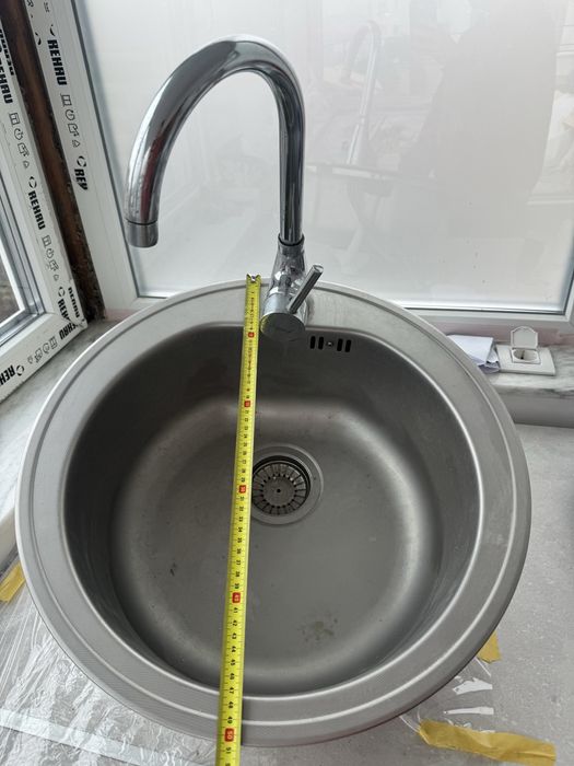 Chiuveta bucatarie inox si baterie si racorduri