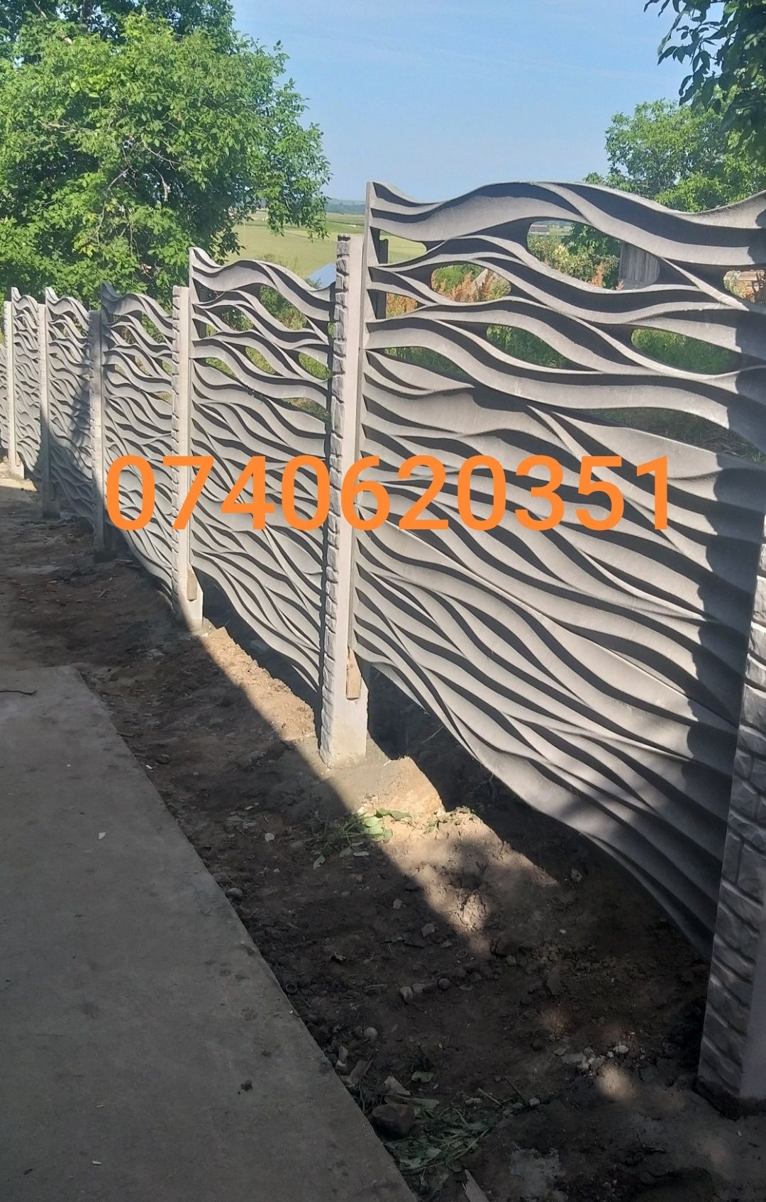 Gard beton, garduri din beton