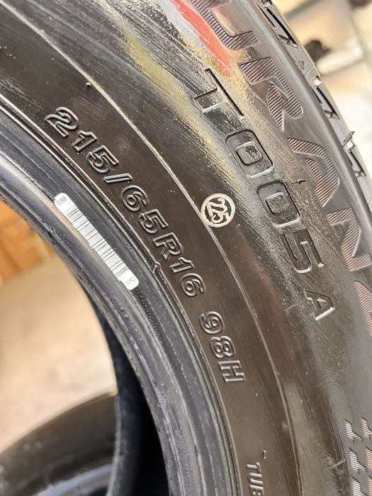 Bridgestone Turanza 215/65/16 (rulate 1206 km)