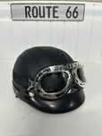 Casca moto braincap nazy chopper retro cu ochelari atv scuter