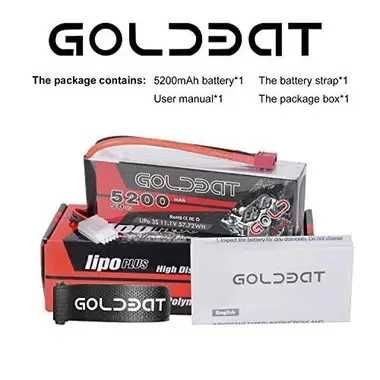 Baterii GOLDBAT Lipo plus de 5200 si 6200mah,pt radioamatorism,sigilat