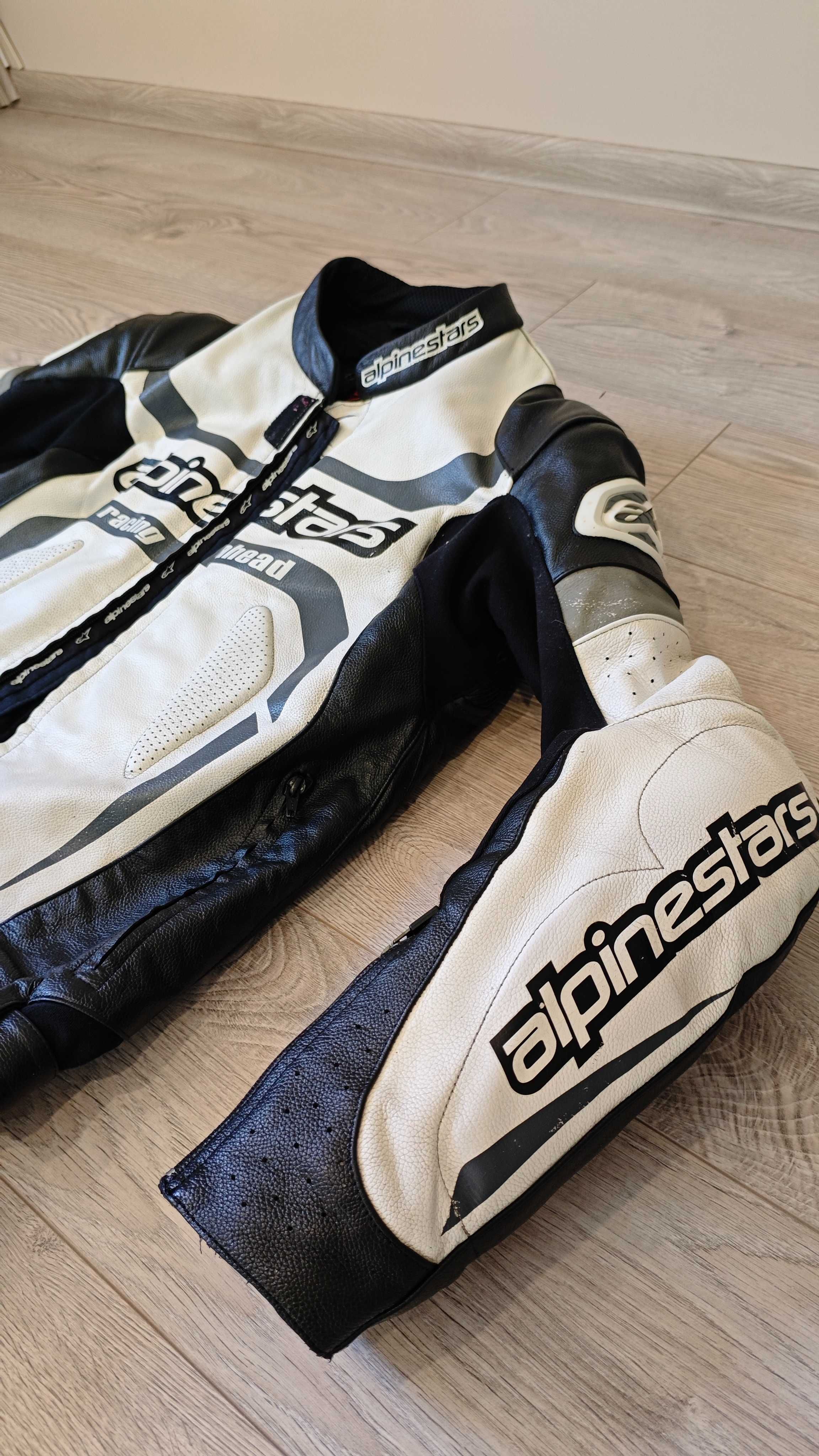 Кожен екип alpinestars 2части размер 52