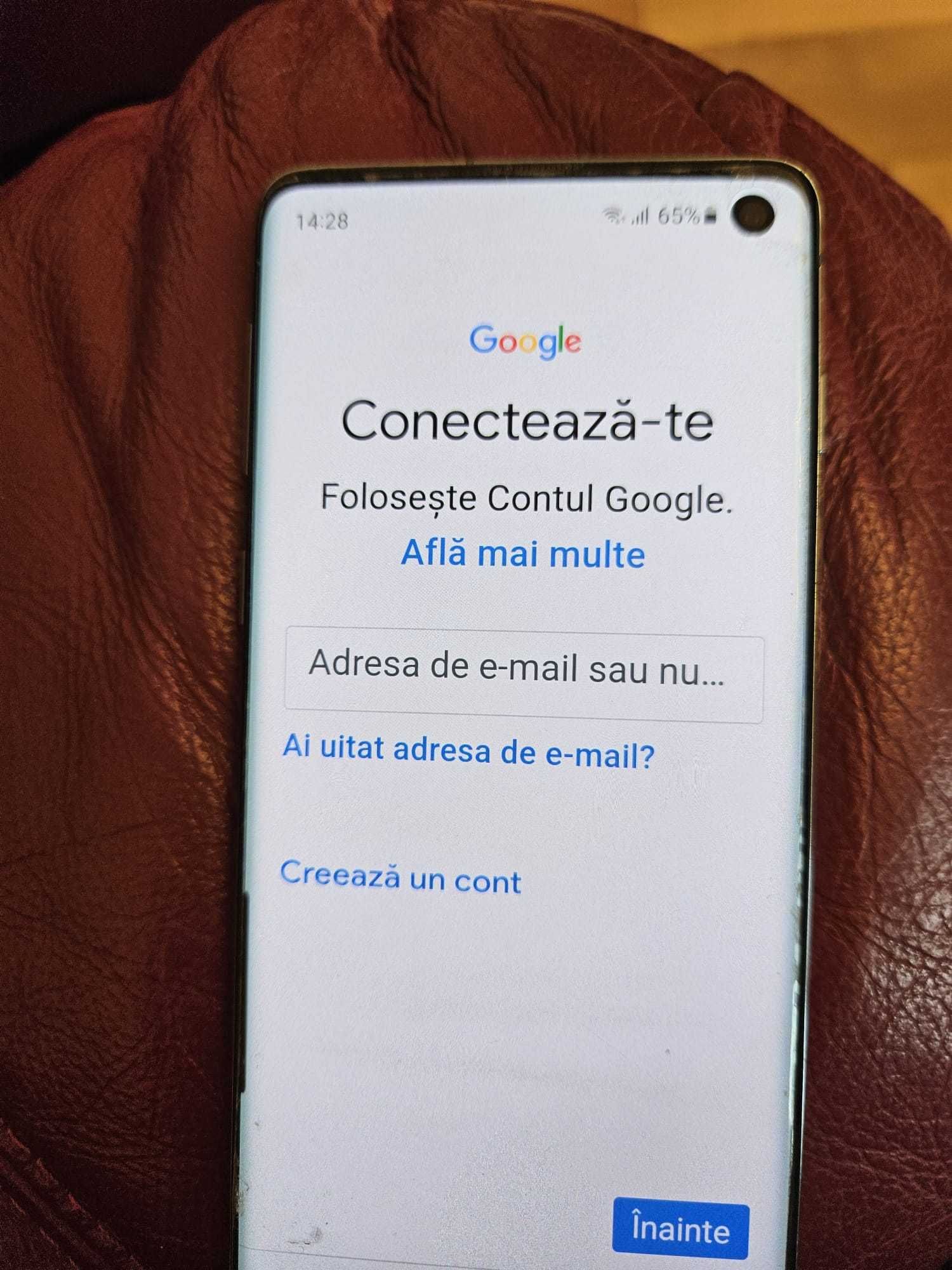 Samsung Galaxy s10 albastru