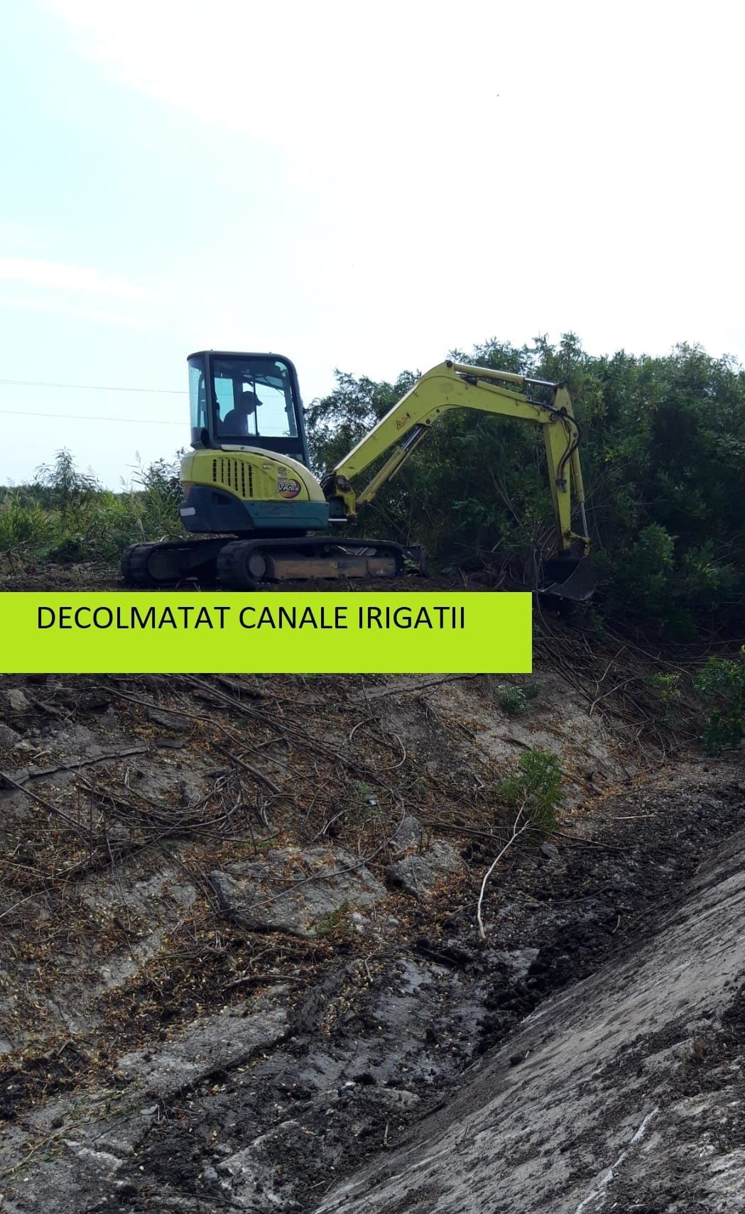 Decolmatat decolmatari canale de irigații