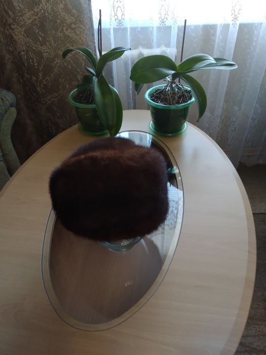 Шапка норковая, для женщин старшего возраста, размер 56-57