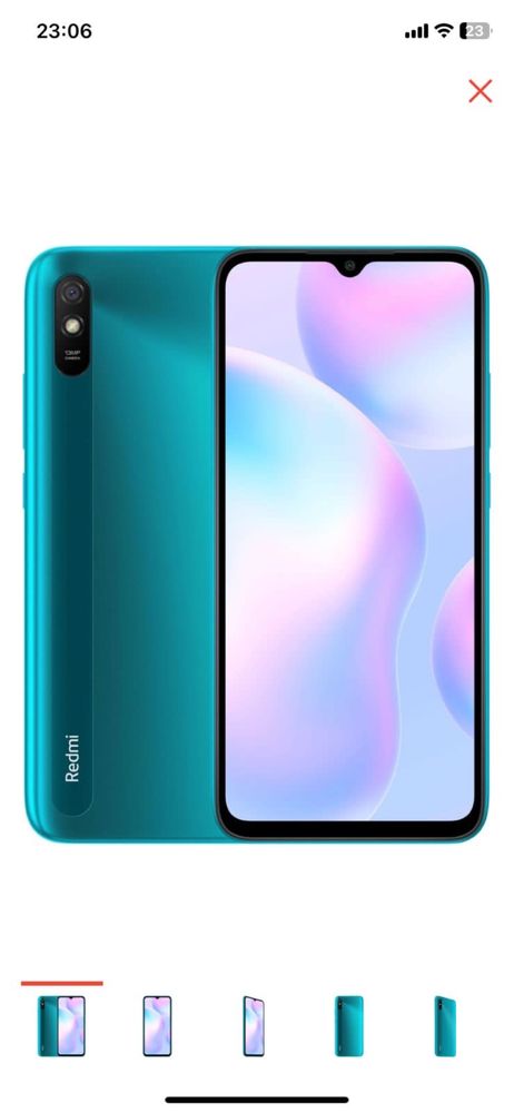 Смартфон Xiaomi Redmi 9A 2 ГБ/32 ГБ зеленый