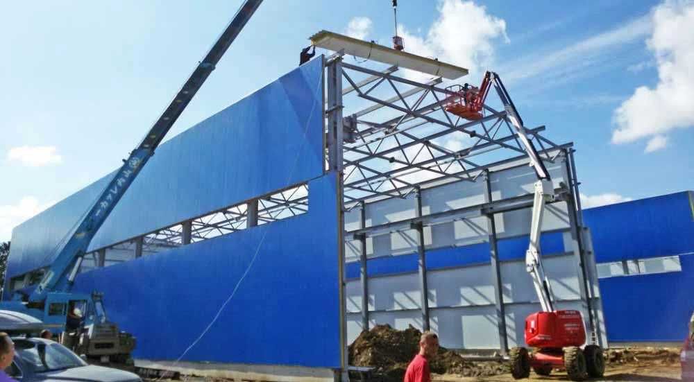 Монтаж металлоконструкций, металлокаркаса и монтаж сэндвич панель