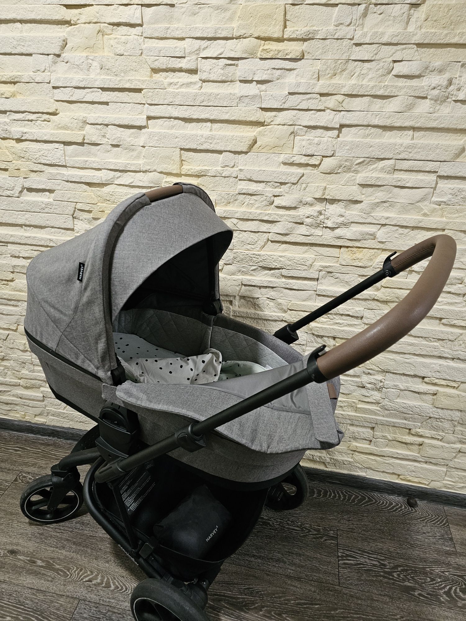 Комбинирана количка 2 в 1 Easywalker - Harvey 3, Exclusive Grey