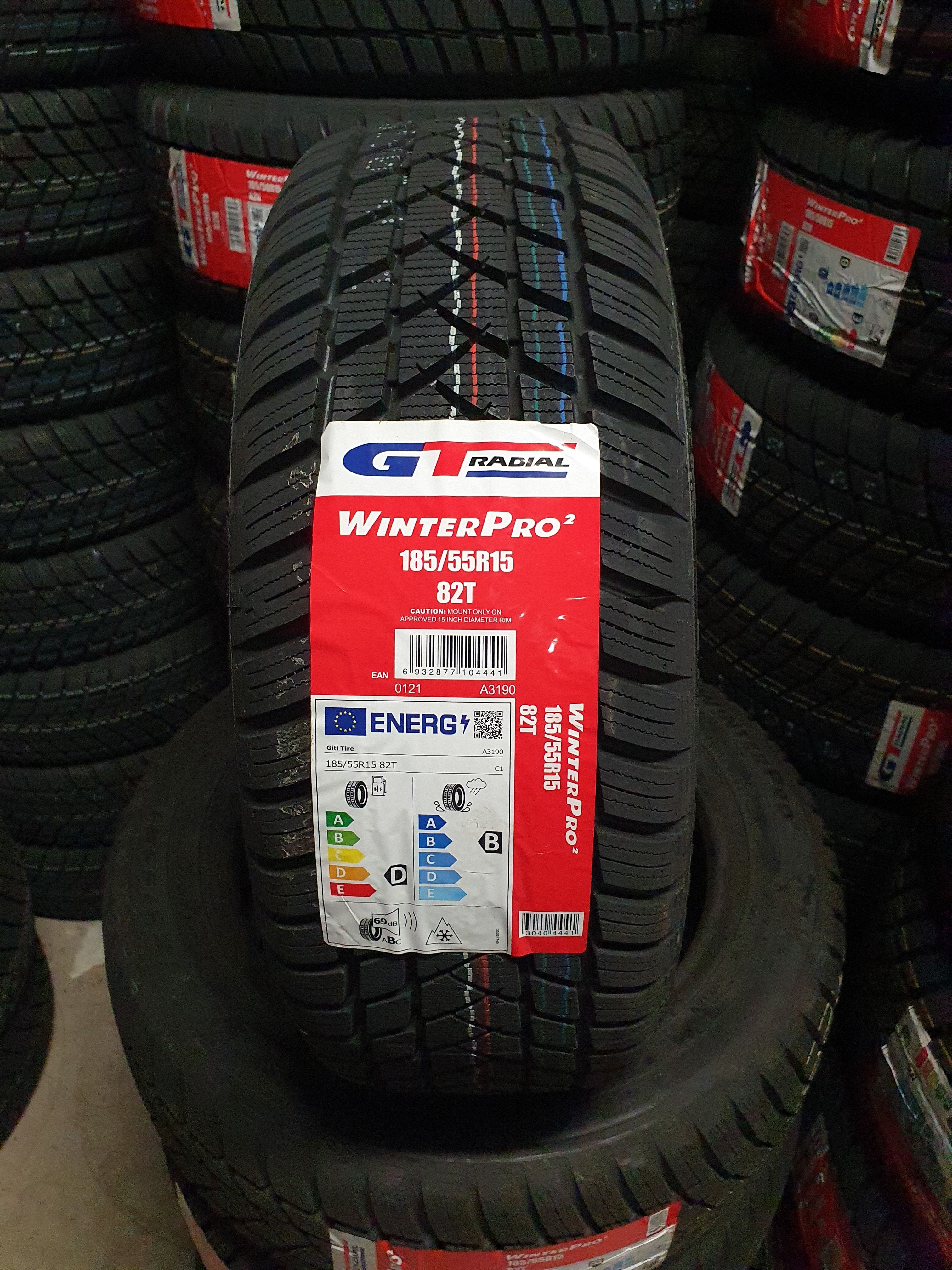 185/55r15  Gt Radial Winterpro2 82t 2521