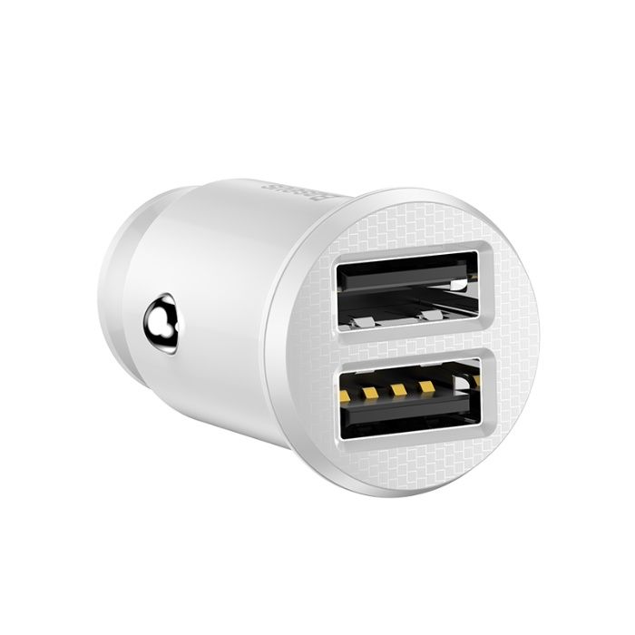 Baseus Бързо Зарядно/Адаптер 3.1A за Kола Fast Charger Dual USB