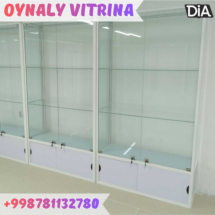 Oynaly vitrina, Акция, прилавки, savdo vitrinalar stellajlar