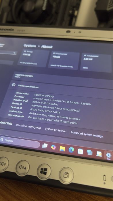 Брониран таблет Panasonic FZ-G1 MK2 core i5