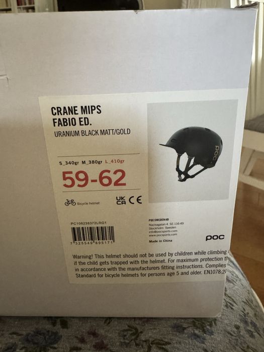Casca bicicleta POC Negru Mat marime 59-62 L