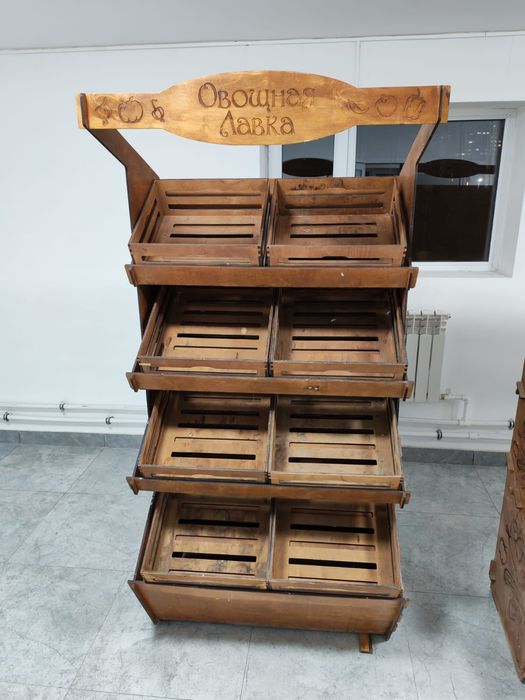 Овощная и хлебная полка стеллаж