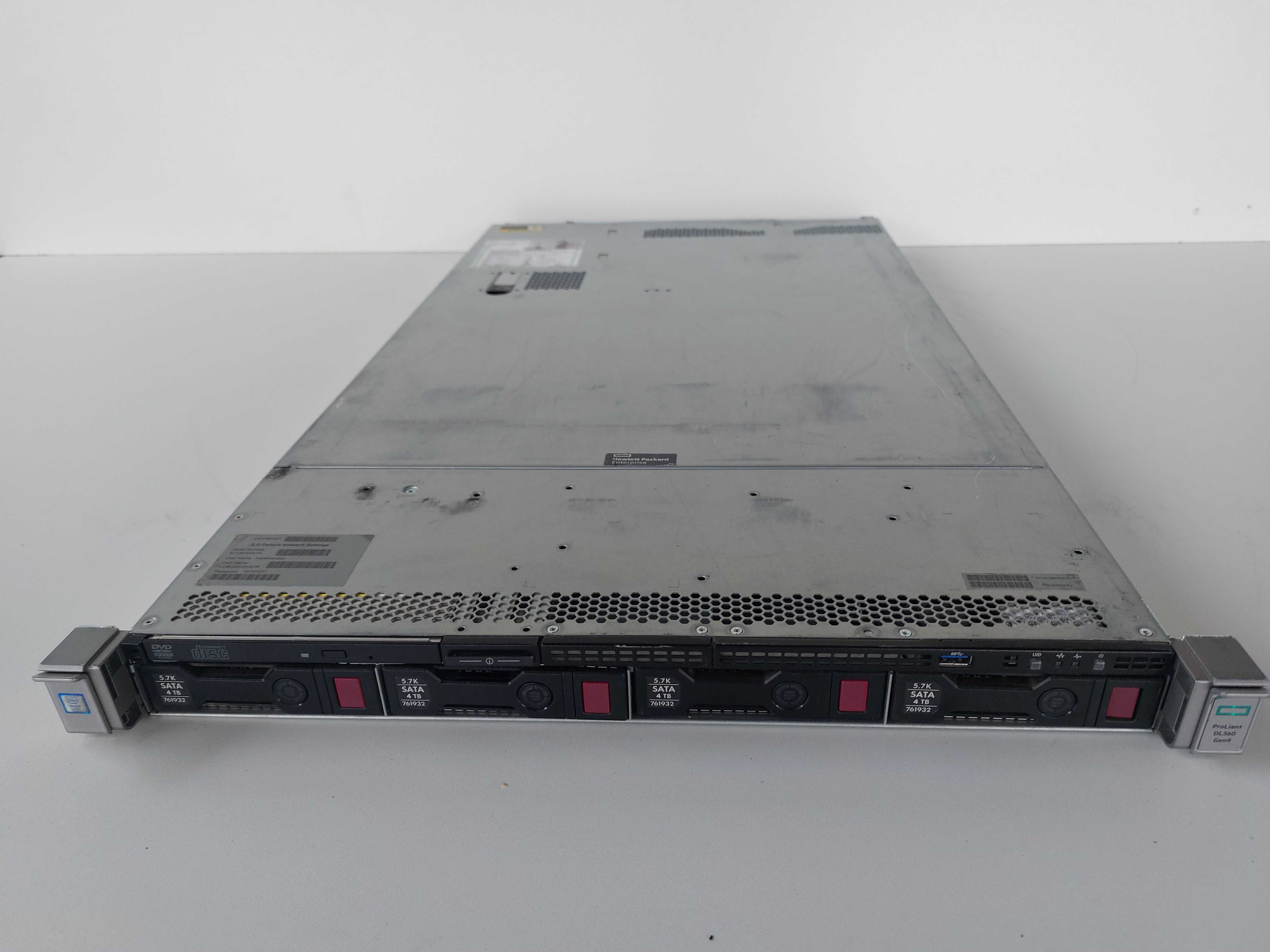 Сервер HPE ProLiant DL360 G9 4LFF\2*E5-2620v4\2*16Gb