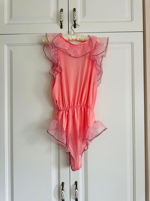 Body sexy cu volane , lenjerie sexy , masura M , Victoria Secret