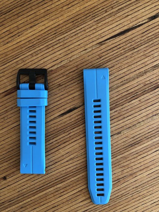 Каишка Garmin QuickFit 22 мм – синя, силиконова