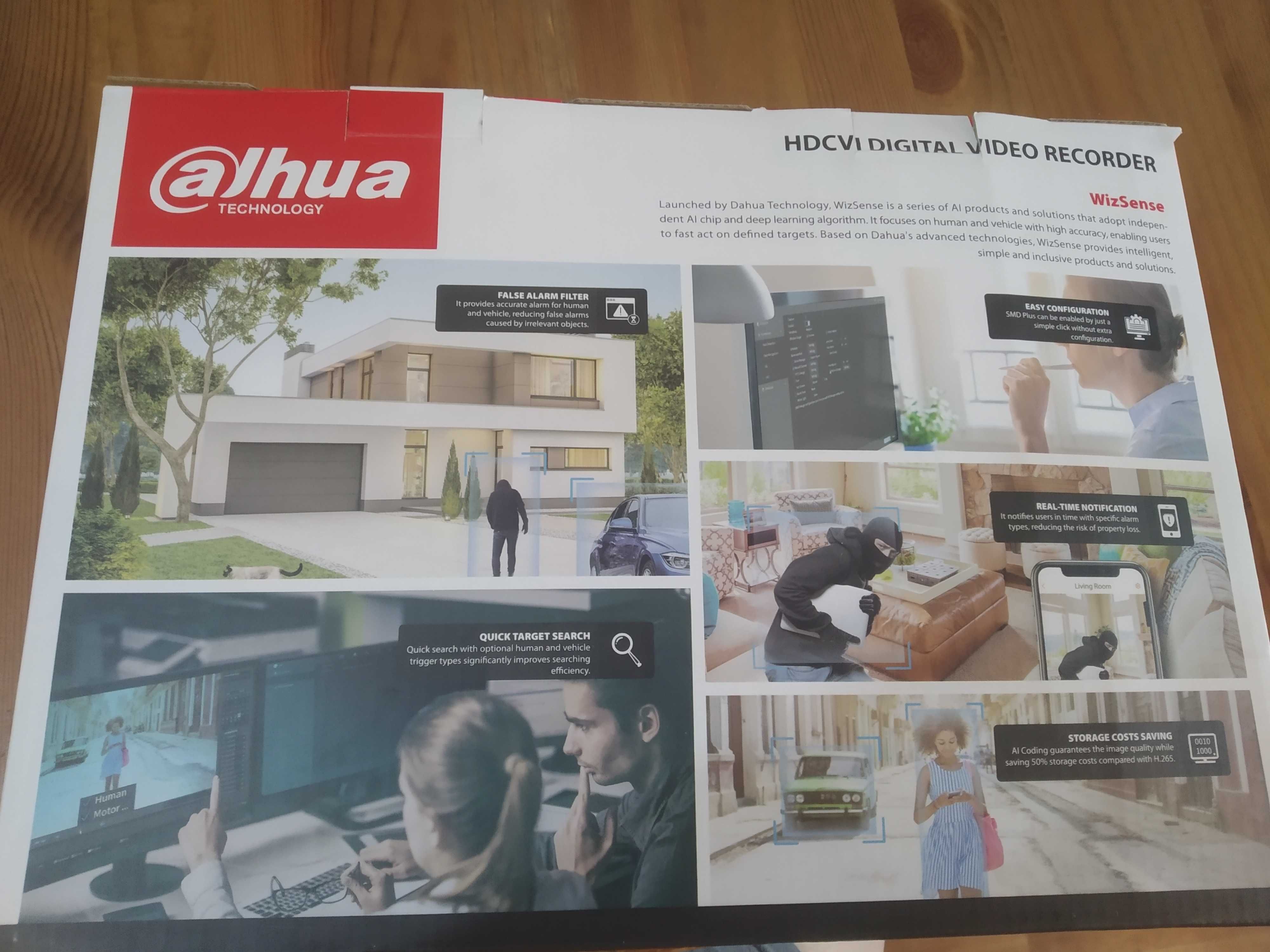 Видеорегистратор DAHUA память 2Тб для 4 камер