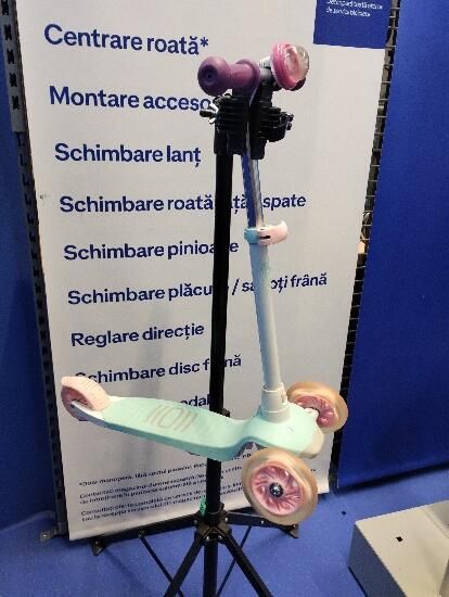 Trotinetă B1 500 alb-verde - produs resigilat - (SecondHand) Decathlon