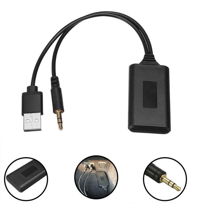 Receptor audio Bluetooh universal USB Aux in Auto