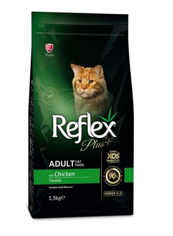 Reflex Plus Adult Cat Food with Chicken сухой корм для взрослых кошек