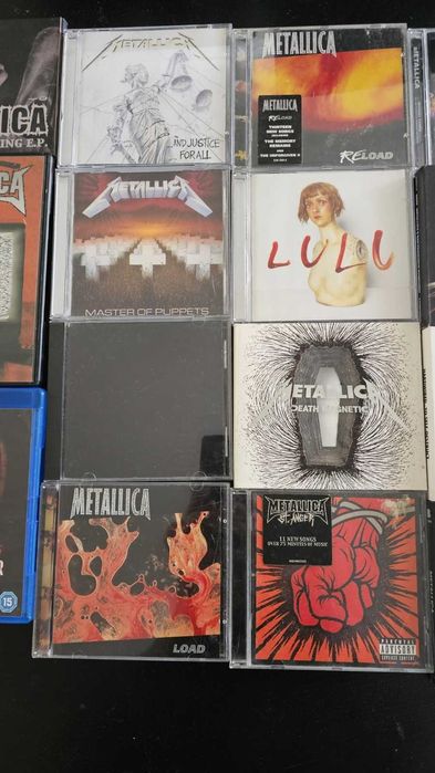 METALLICA - 13 albume CD , 2 EPs, 1 DVD & 1 Bluray