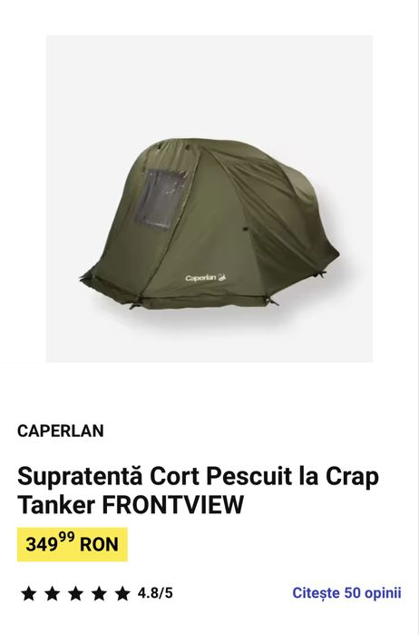 Cort Pescuit Caperlan Tanker Frontwiev + winterskin