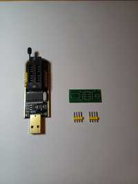 Programator CH341 USB  pentru chipuri BIOS / EEPROM SPI 24xx si 25xx