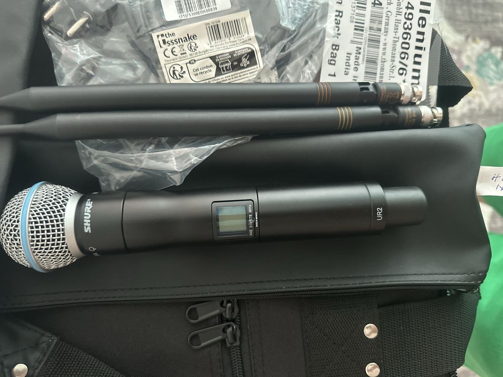Shure Ur 4S+ si Ur4D+ cu beta 58 A sau beta 87 A