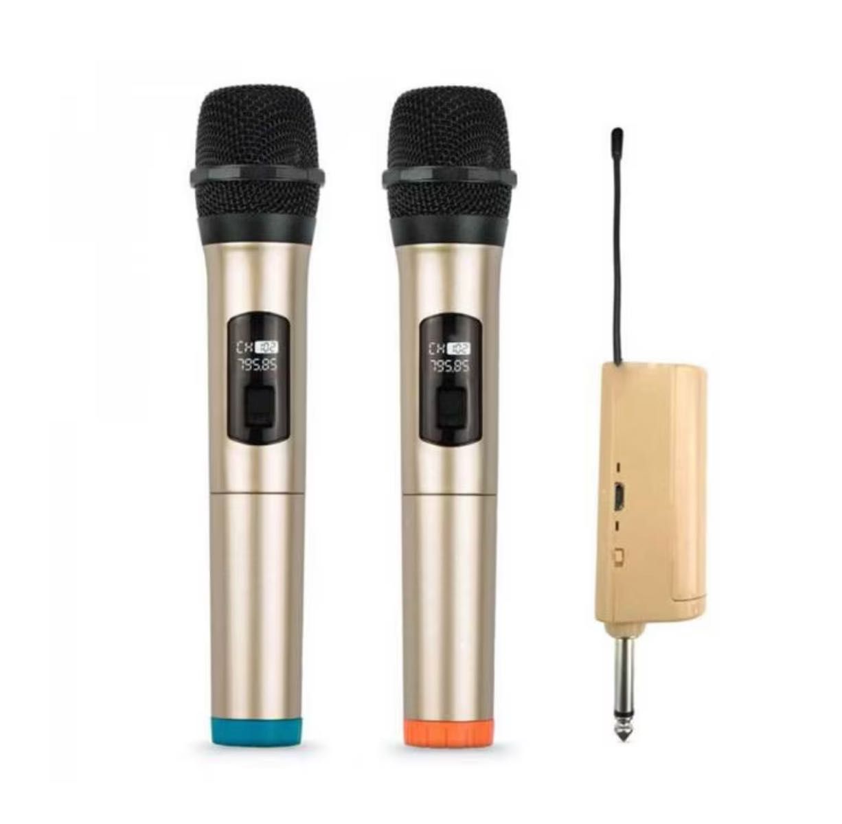 Комплект безжични микрофони (2бр.) предавател и приемник SHURE SM-820A