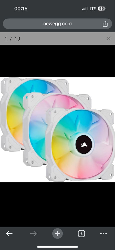 Фаны Corsair S120 RGB ELITE 3-pack
