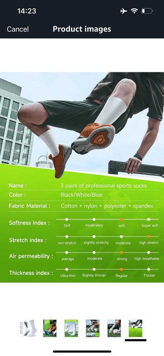 Футболни Чорапи Anti Slip размер 42-45