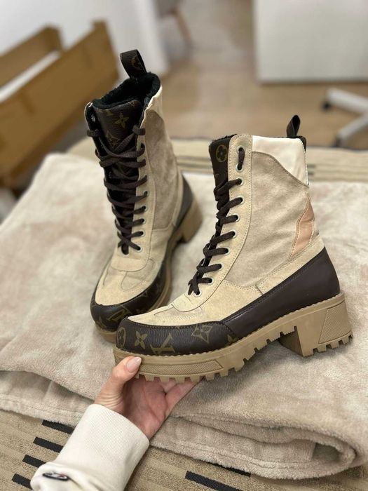 Удобни дамски боти Louis Vuitton