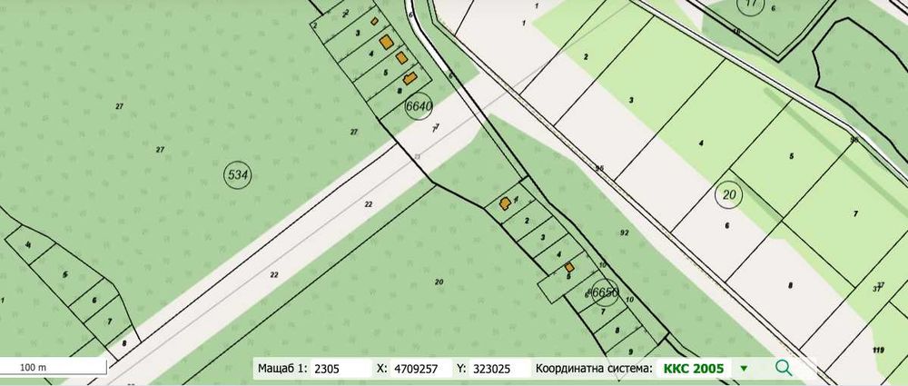 Продавам 485 к.м. парцел в.з. “Ярема” местност “Високи рид”