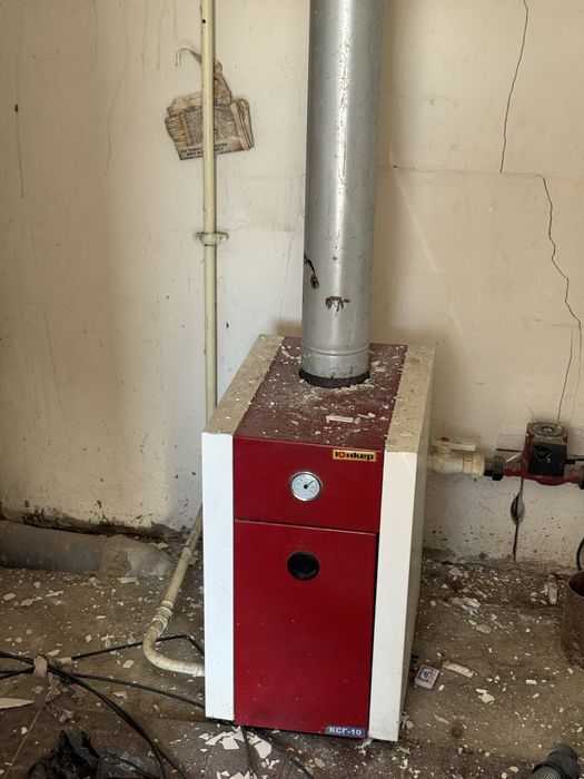 Котёл АГВ рабочем состоянии