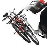 Suport auto pentru 2 biciclete cu prindere pe carligul de remorcare