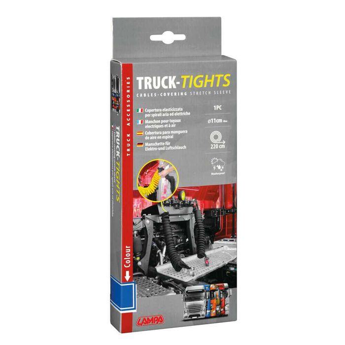 Чорап / калъф за спирални маркучи и кабели на тир, камион - 4 цвята