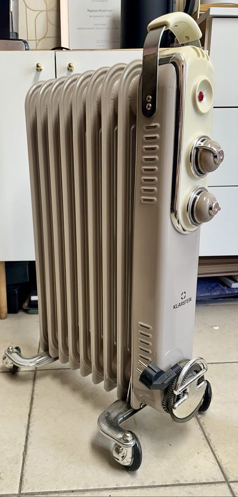Ретро дизайн маслен радиатор Klarstein Thermaxx Retroheat 8 ребра