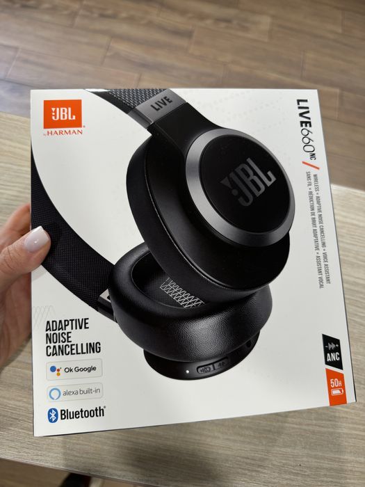 Casti JBL Live 660NC, Noise Cancelling, Asistent Vocal, NOI/Sigilate!!