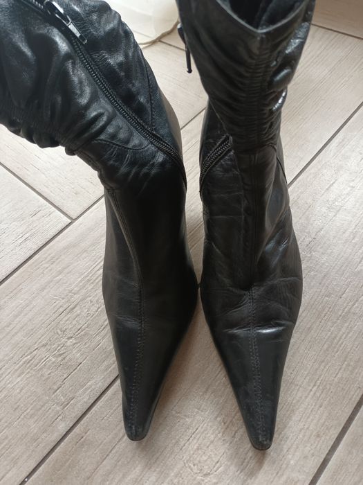 Дамски боти естествена кожа